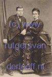 Hubert Philippus de Kanter (1844-1906) en Romelia Rutgers van der Loeff (1854-1934). Verloofd.