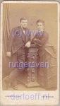 Hubert Philippus de Kanter (1844-1906) en Romelia Rutgers van der Loeff (1854-1934). Verloofd.