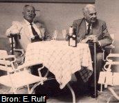 Links: Manta Rutgers van der Loeff (1881-1971). Rechts: Arius Rutgers van der Loeff (1885-1969).