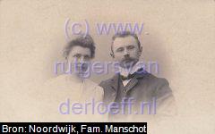 Hermina Johanna Manschot (1882-1964) en Willem Arnold Alberti (1874-1916)
