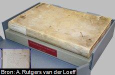 Het dagboek beslaat de periode van 1 januari 1841 t/m 13 mei 1885 uit het leven van stamvader Abraham Rutgers van der Loeff (1808-1885). Het is prachtig gerestaureerd door "Restauratie Nijhof Asser". Het dagboek is (m.u.v. een paar niet-aanwezige periodes) volledig gedigitaliseerd en beschikbaar gemaakt!