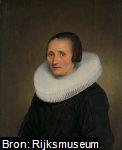 Portret van Margaretha Louwijsdr de Geer (1585-1672). Schilder: Jacob Gerritsz. Cuyp, ca. 1651.