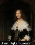 Portret van een vrouw, mogelijk Maria Trip (1619-1683). Schilder: Rembrandt Harmensz. van Rijn, 1639.