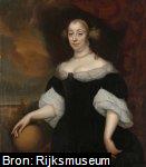 Margaretha Munter (1639-1711). Tweede echtgenote van Jacobus Trip. Schilder: Lambertus Jansz. de Hue, 1668.