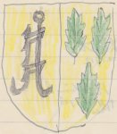 Scan van het familiewapen van de familie Homan