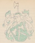 Scan van het familiewapen van de families van der Loeff en Rutgers van der Loeff