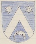 Scan van het familiewapen van de familie van Swinderen